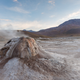 Close up of a geyser at El Tatio, a Mars-like environment located high in the mountains of northern Chile.